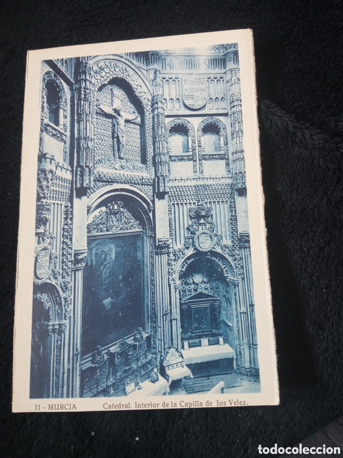 Postales: Antigua postal fotogr&aacute;fica, Murcia,interior Capilla de los V&eacute;lez