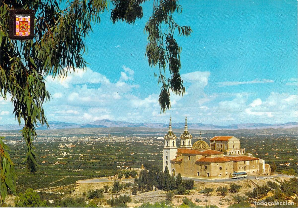 Postales: Postal Santuario de la Fuensanta Murcia Escudo de Oro