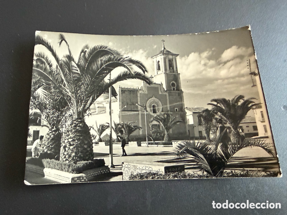 Postales: Postal. SAN JAVIER ( Murcia ). Iglesia Parroquial y glorieta