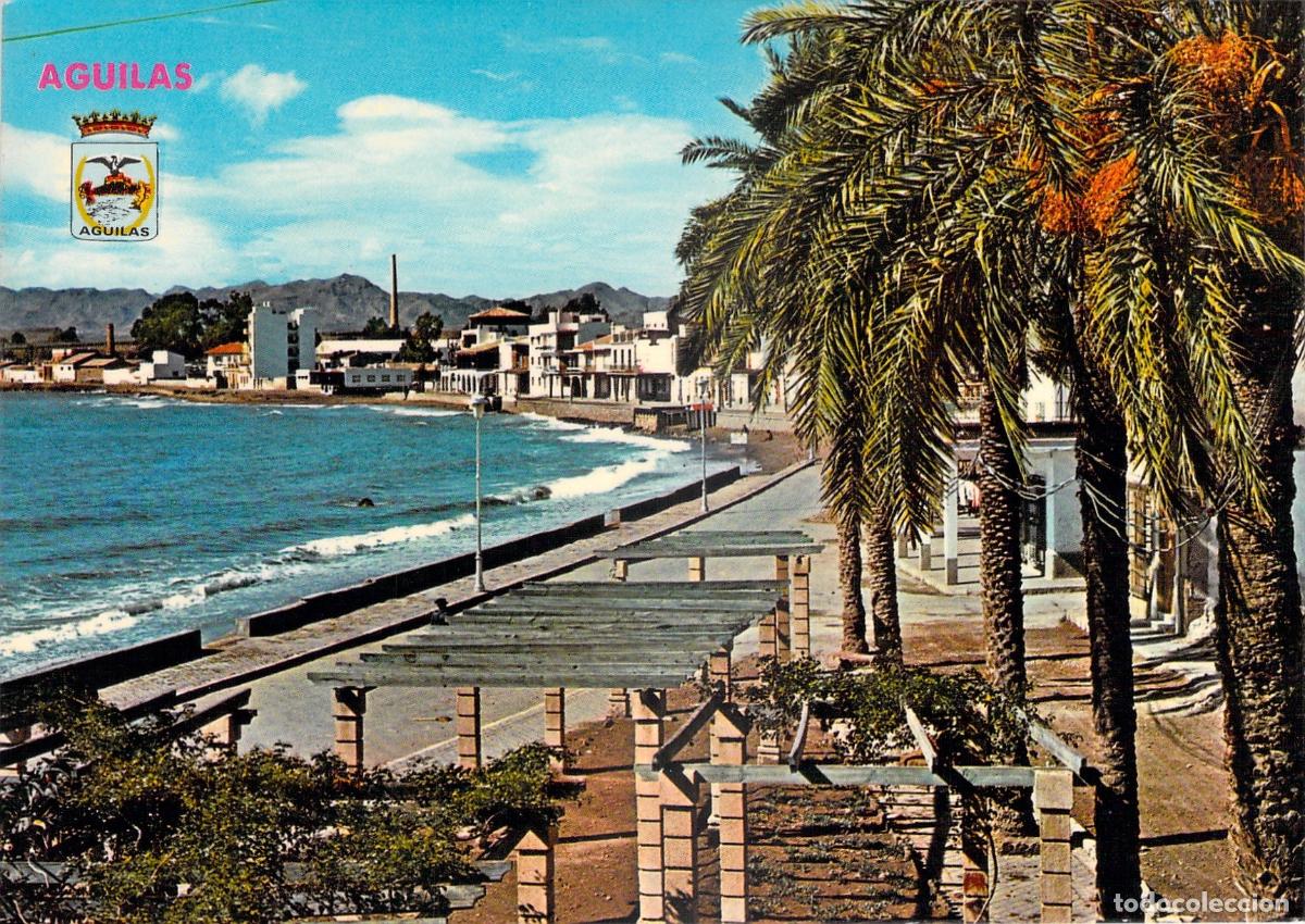 Postales: Postal de la Playa de Poniente en &Aacute;guilas Murcia