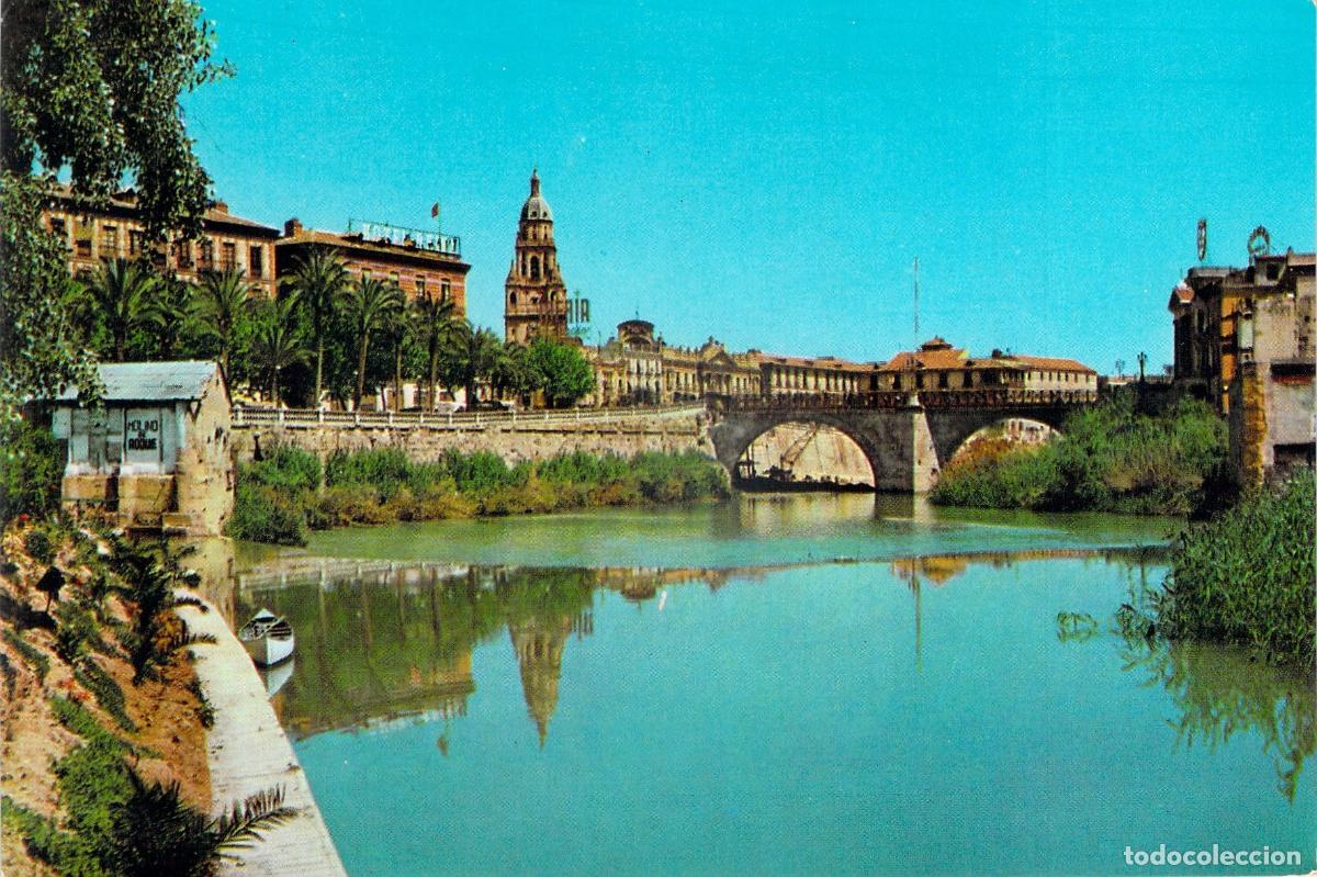 Postales: Postal de Murcia, Vista desde el R&iacute;o Segura