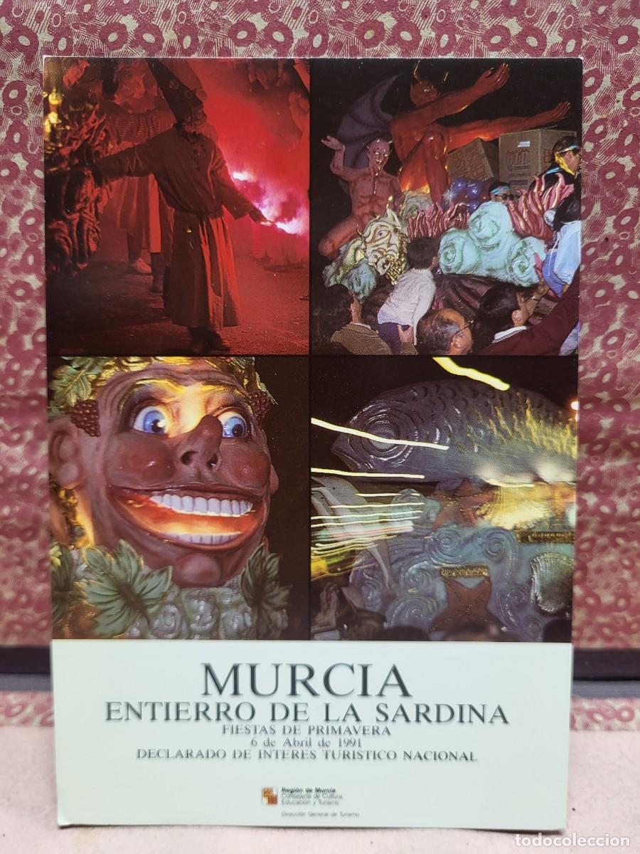 Postales: ANTIGUA POSTAL MURCIA ENTIERRO DE LA SARDINA FIESTAS PRIMAVERA 1991