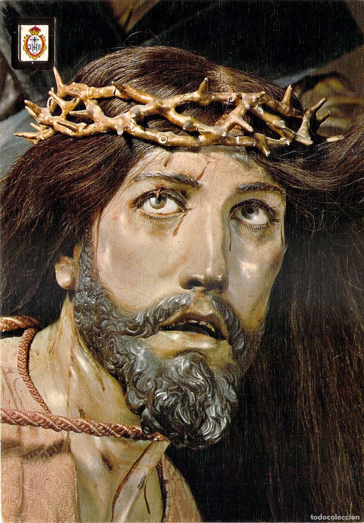 Postales: Postal Murcia Museo de Salzillo La Ca&iacute;da Detalle de Jesucristo