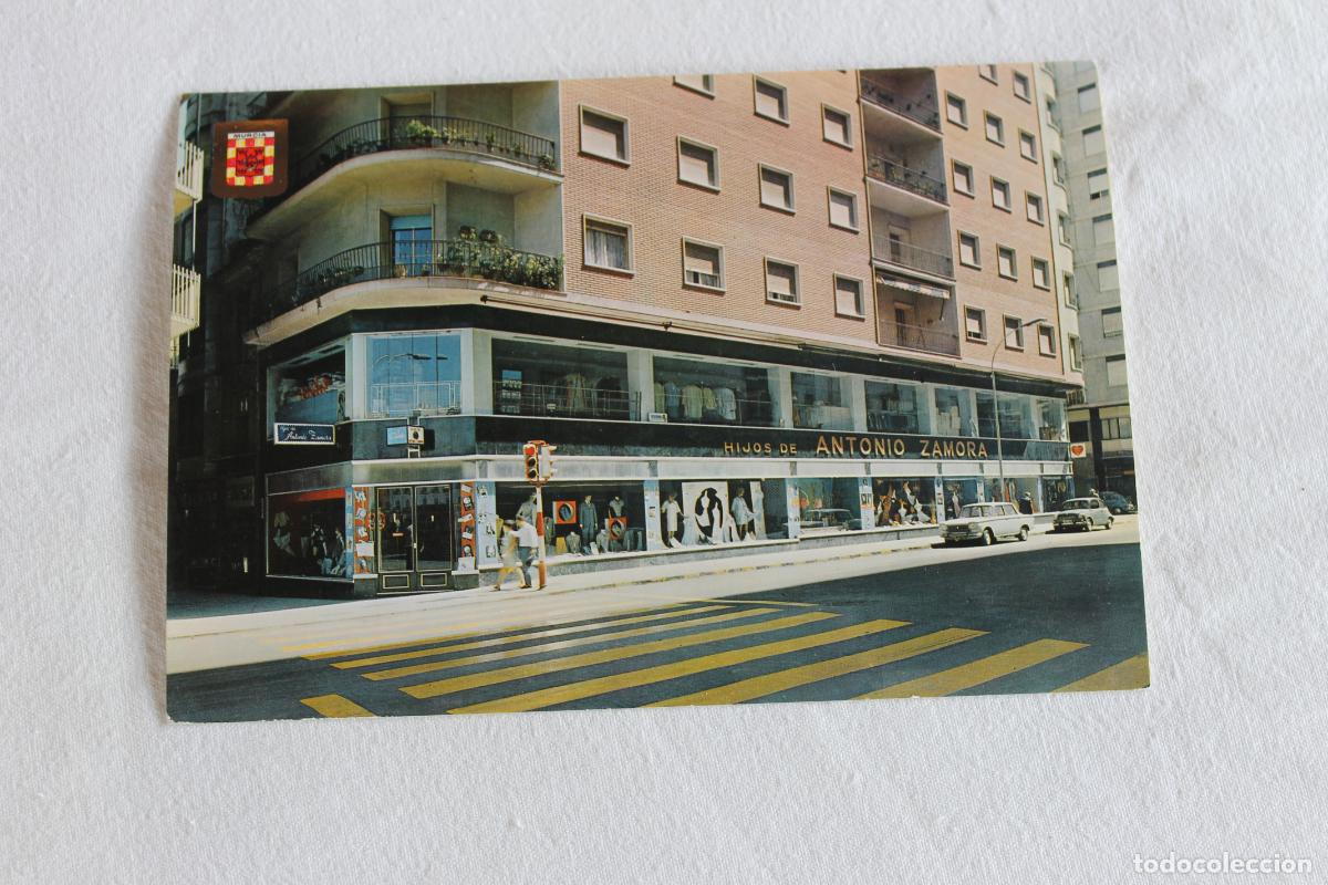 Postales: POSTAL MURCIA ESTABLECIMIENTO HIJOS DE ANTONIO ZAMORA GRAN VIA