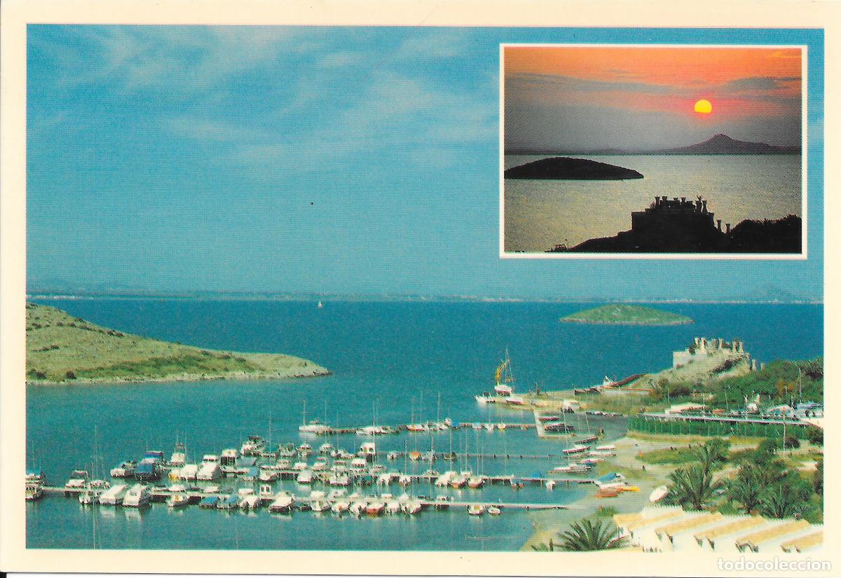 Postales: [POSTAL] Club n&aacute;utico Dos Mares. La Manga del mar Menor (Murcia) A&ntilde;o 1995 (circulada)