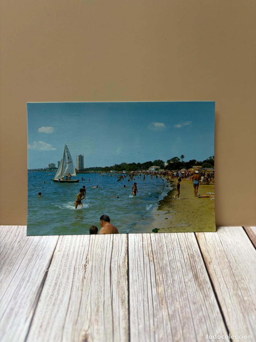 Postales: TARJETA POSTAL. MURCIA. 19.- SANTIAGO DE LA RIBERA. LA PLAYA. EDICIONES ARRIBAS