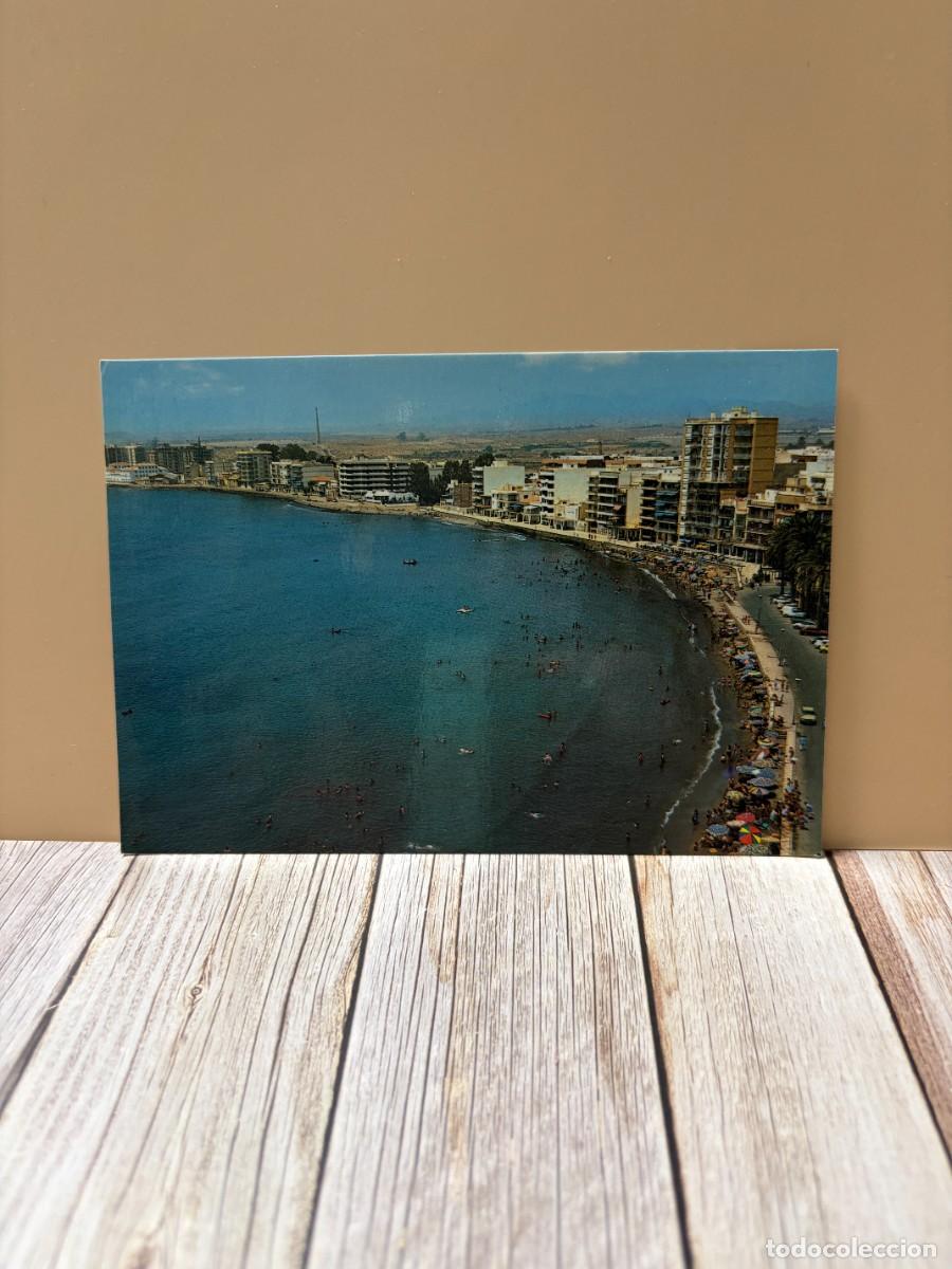 Postales: TARJETA POSTAL. MURCIA. 28.- AGUILAS. PLAYA PONIENTE. EDICIONES ARRIBAS