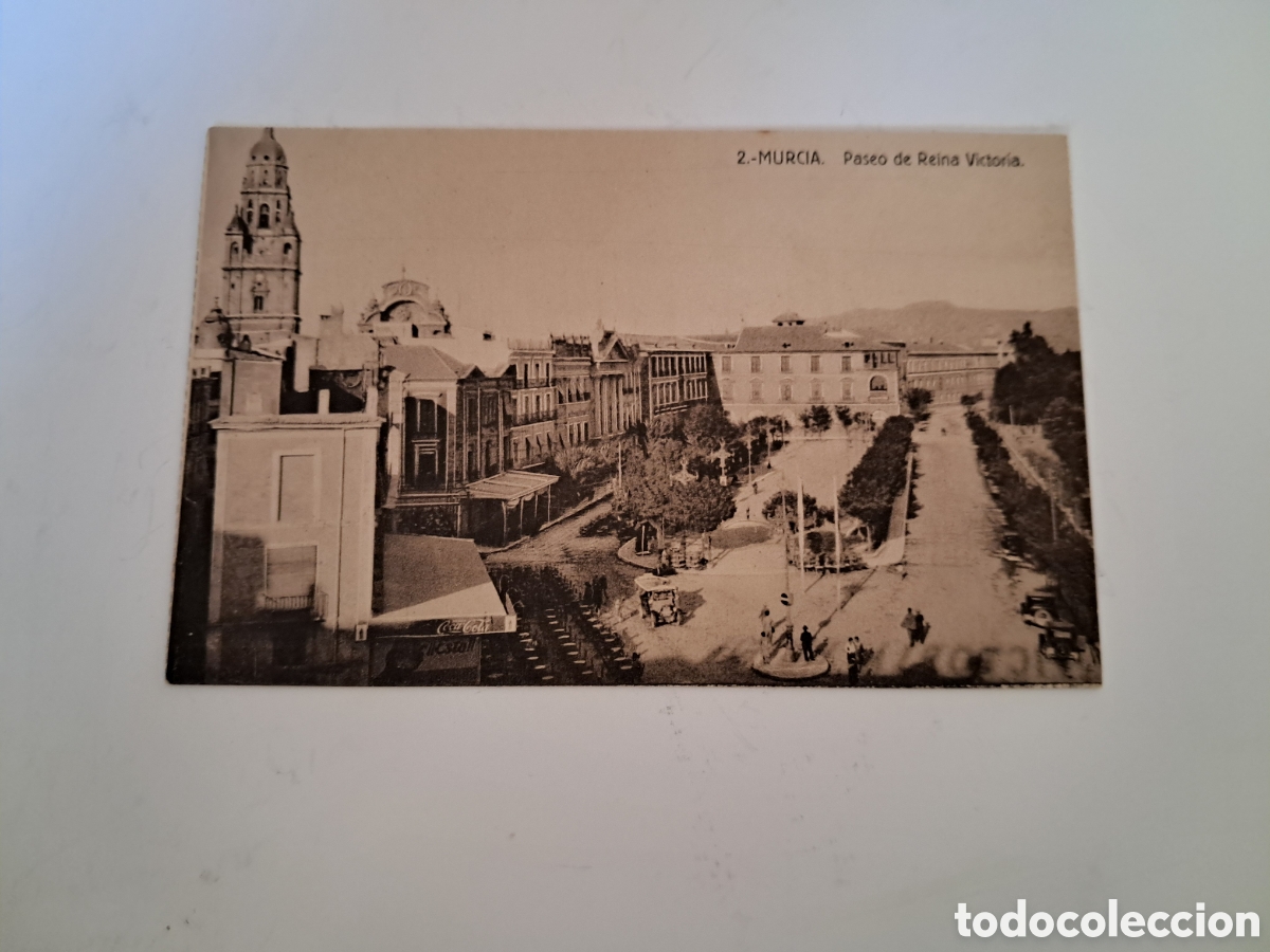 Postales: Postal Murcia-Paseo de Reina Victoria