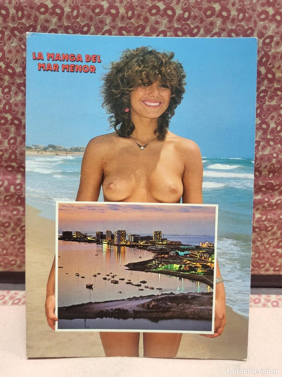Postales: ANTIGUA POSTAL LA MANGA MAR MENOR MURCIA CHICA TOP LES IBARZ 3063
