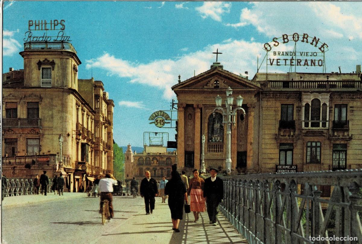 Postales: POSTAL MODERNA DE MURCIA. PUENTE VIEJO Y NTRA. SRA. DE LOS PELIGROS. P-MUR-298