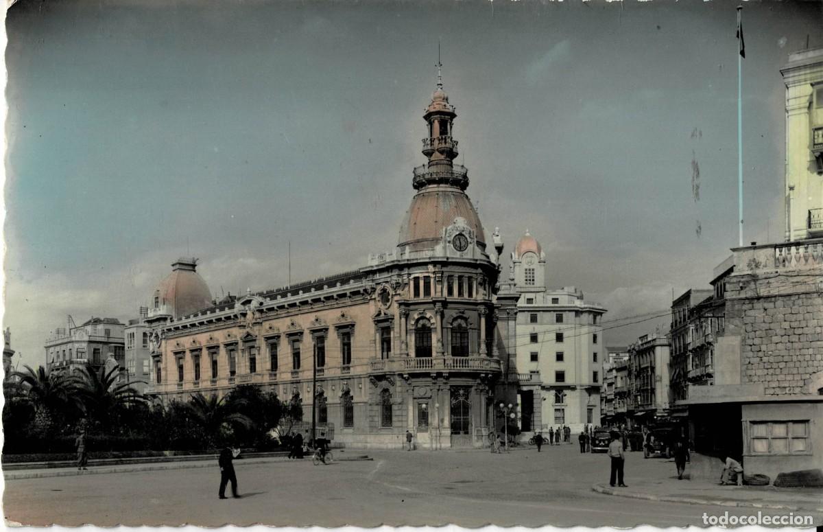 Postales: POSTAL MODERNA DE MURCIA. CARTAGENA EDIFICIO DEL AYUNTAMIENTO. P-MUR-324