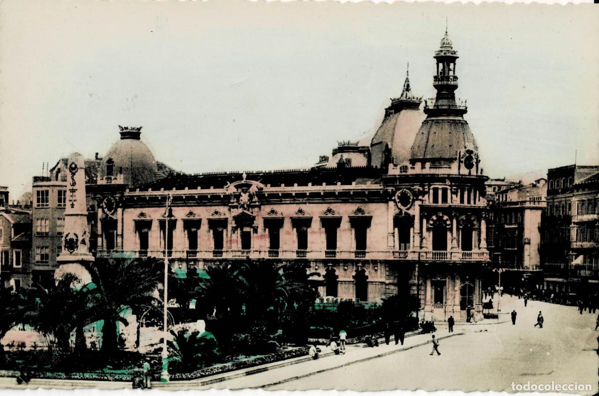 Postales: POSTAL MODERNA DE MURCIA. CARTAGENA AYUNTAMIENTO Y HEROES DE CAVITTE. P-MUR-325