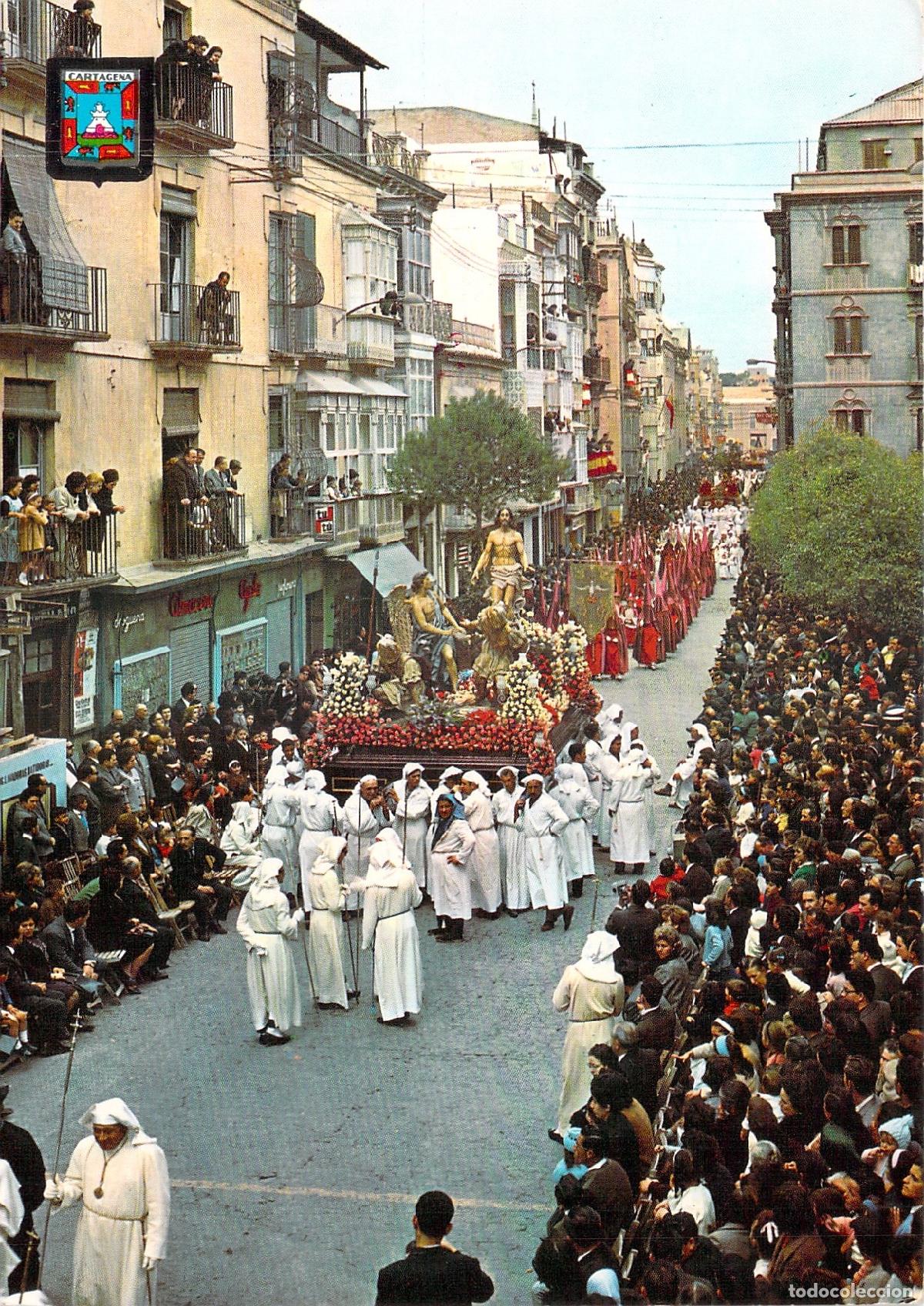 Postales: Postal de la Semana Santa de Cartagena, Cristo Resucitado