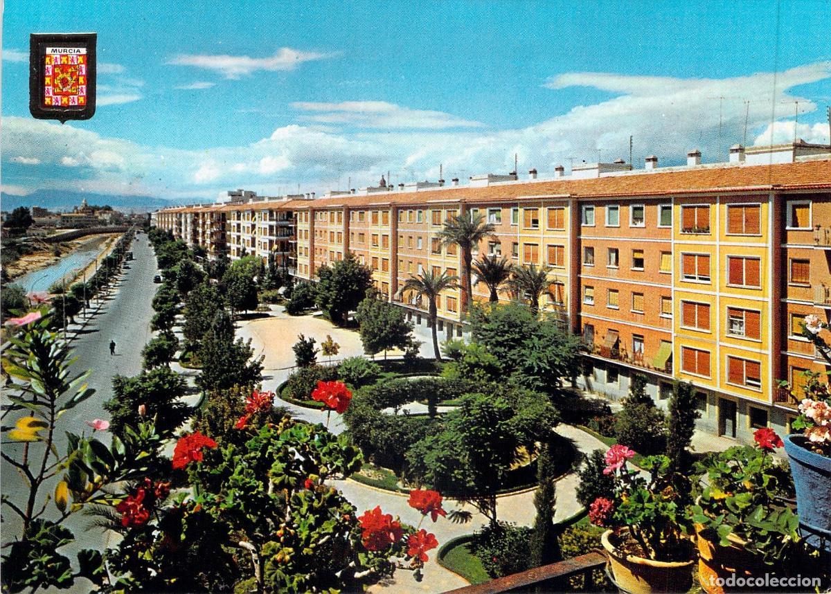 Postales: Postal de los Jardines de Vistabella en Murcia