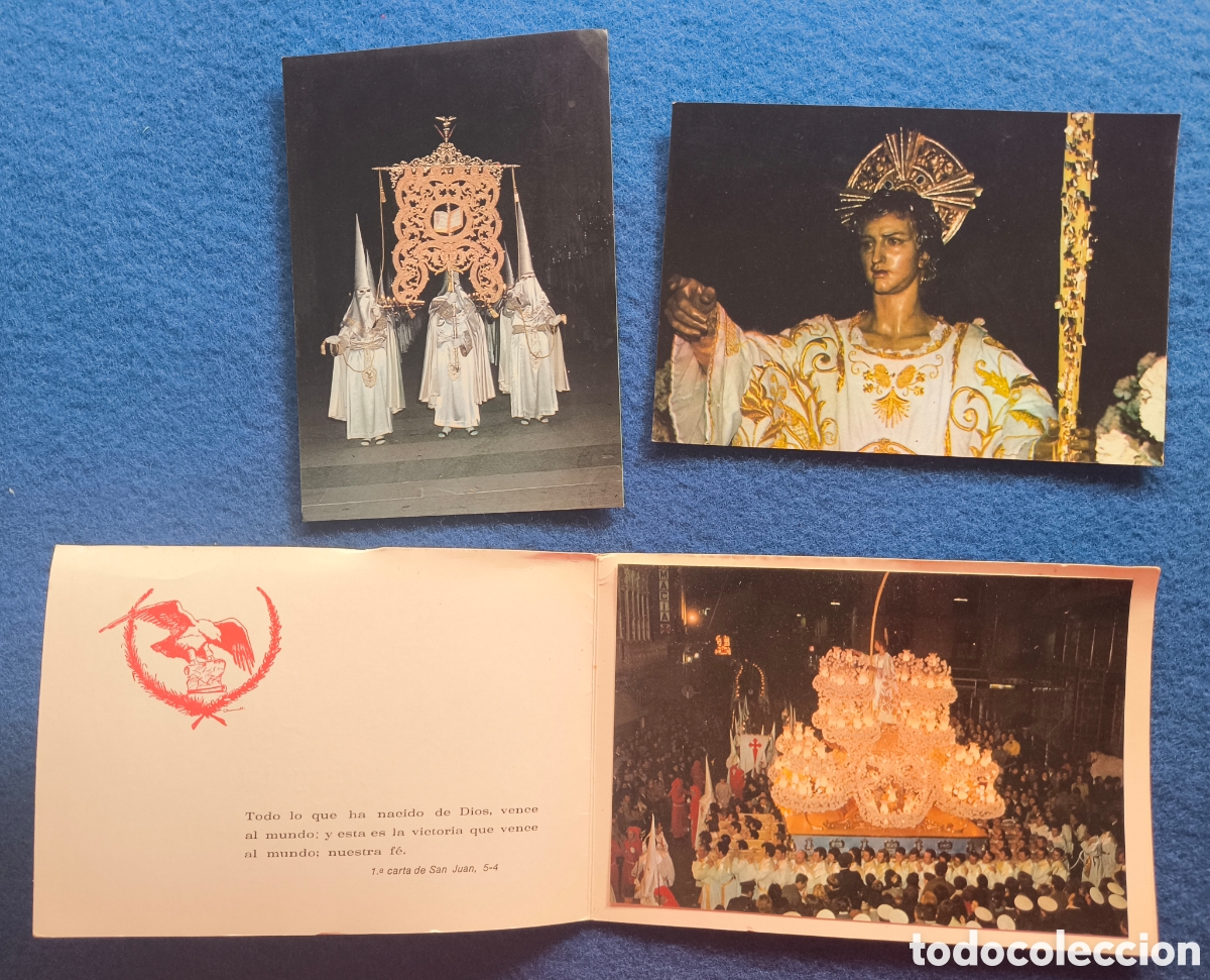 Postales: CARTAGENA CALIFORNIOS AGRUPACI&Oacute;N SAN JUAN EVANGELISTA MI&Eacute;RCOLES SANTO POSTAL MURCIA 1976