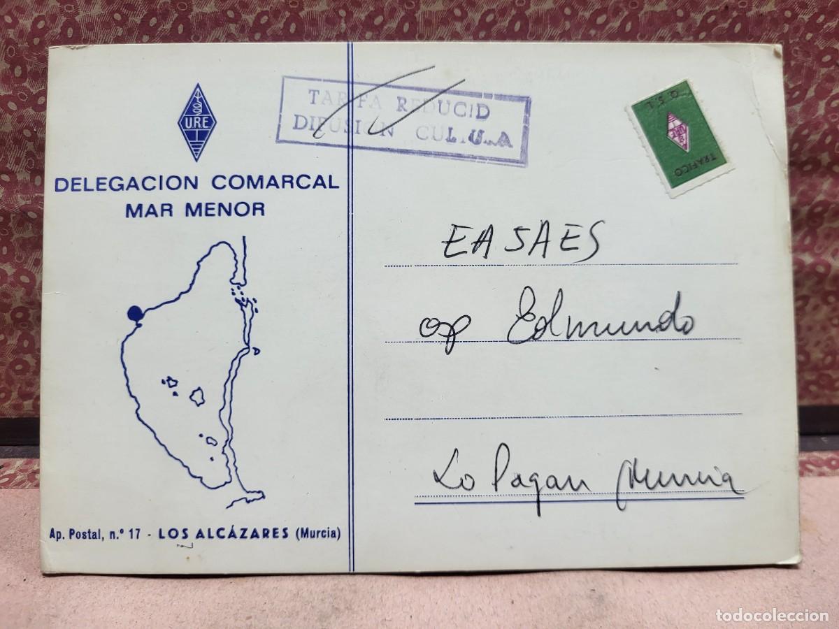 Postales: TARJETA POSTAL RADIOAFICIONADO MAR MENOR LOS ALCAZARES MURCIA