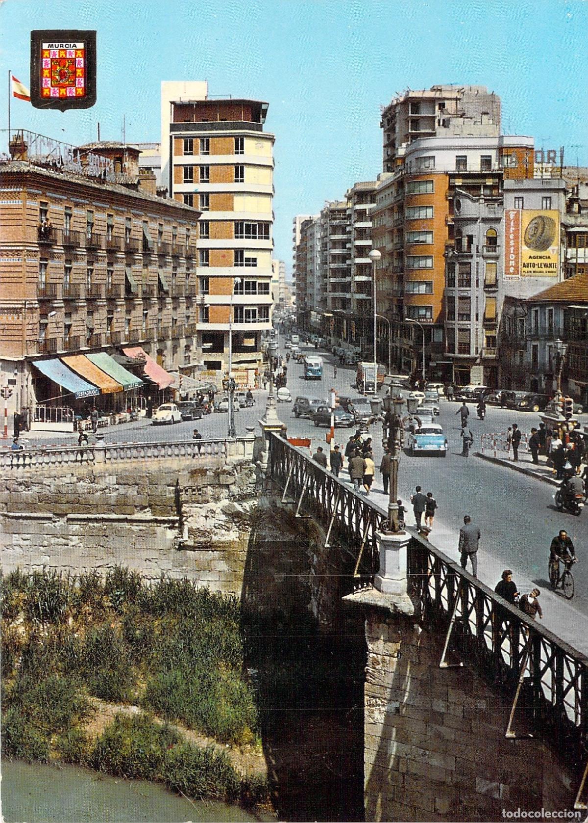 Postales: Postal de Murcia Puente Viejo y Avenida Jos&eacute; Antonio