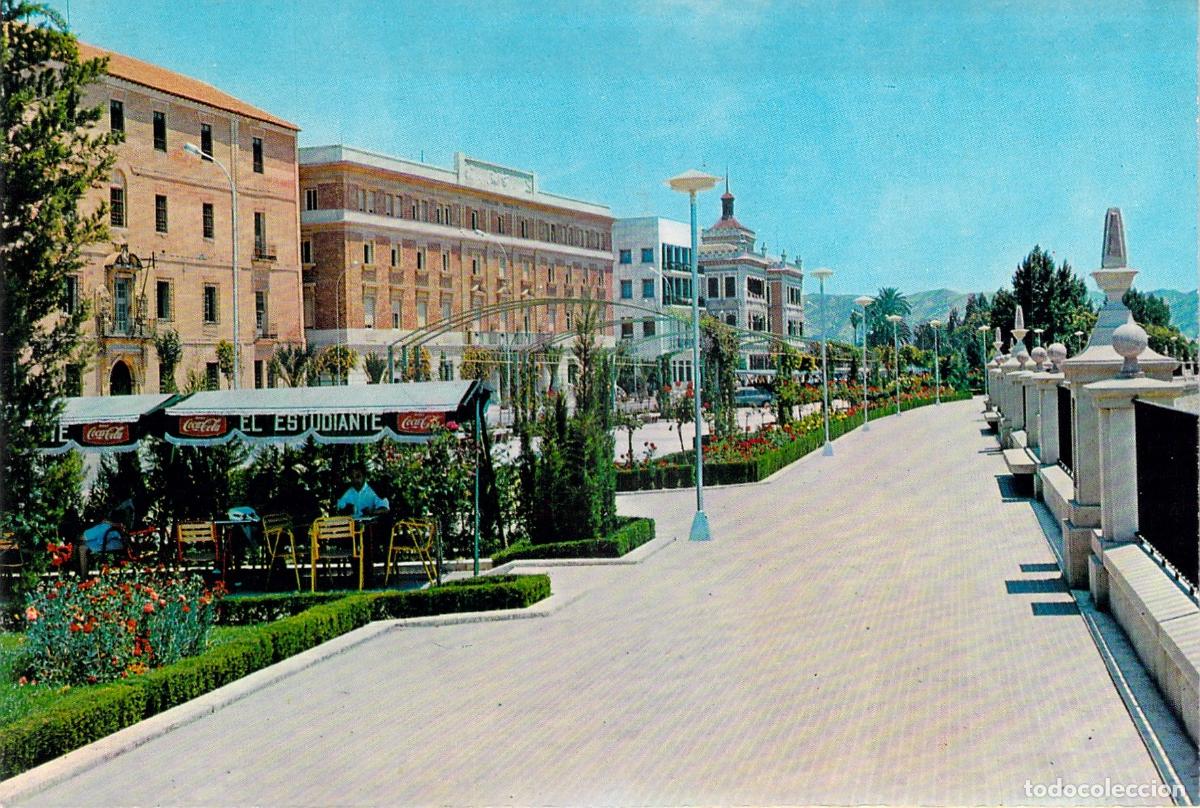Postales: Postal de Murcia - Paseo Moderno y Terraza El Estudiante