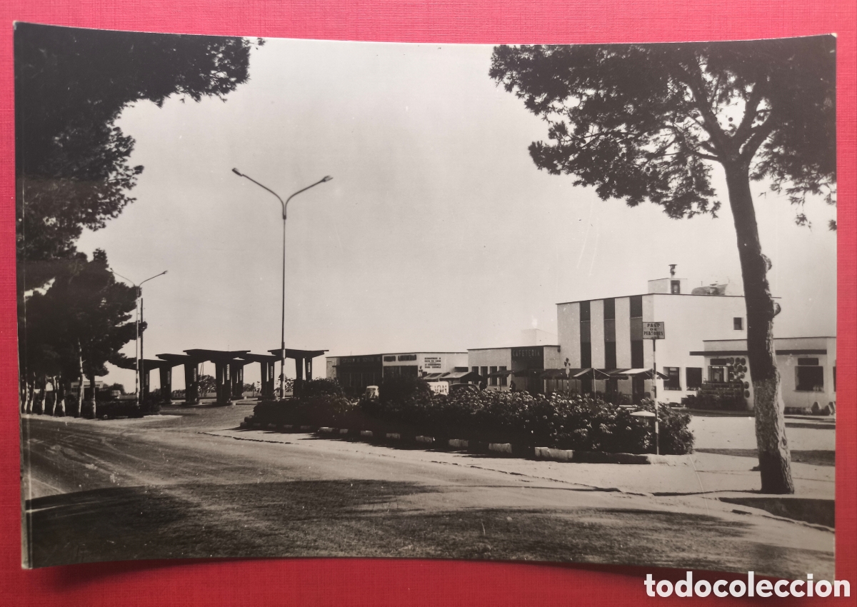 Postales: PUERTO LUMBRERAS ESTACI&Oacute;N DE SERVICIO POSTAL FOTOGR&Aacute;FICA MURCIA C. 1965