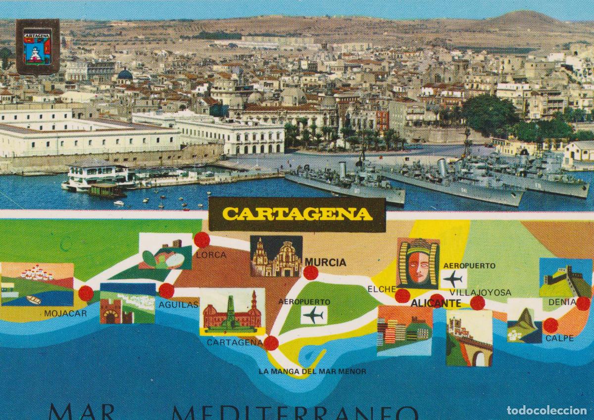 Postales: CARTAGENA (MURCIA) VISTA DEL PUERTO - ESCUDO DE ORO N&ordm;118 - S/C