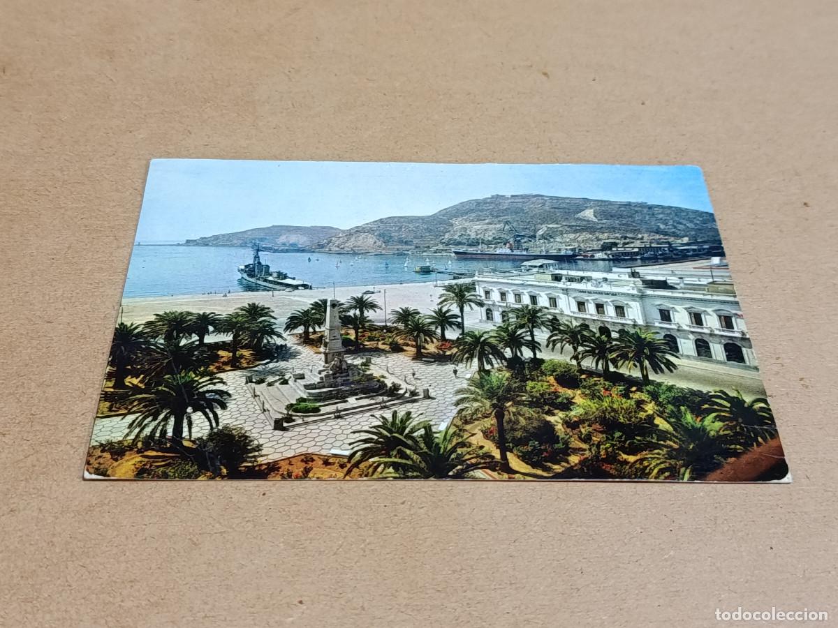 Postales: COMUNIDAD MURCIANA - POSTAL CARTAGENA - MONUMENTO A LOS H&Eacute;ROES DE CAVITE Y PUERTO