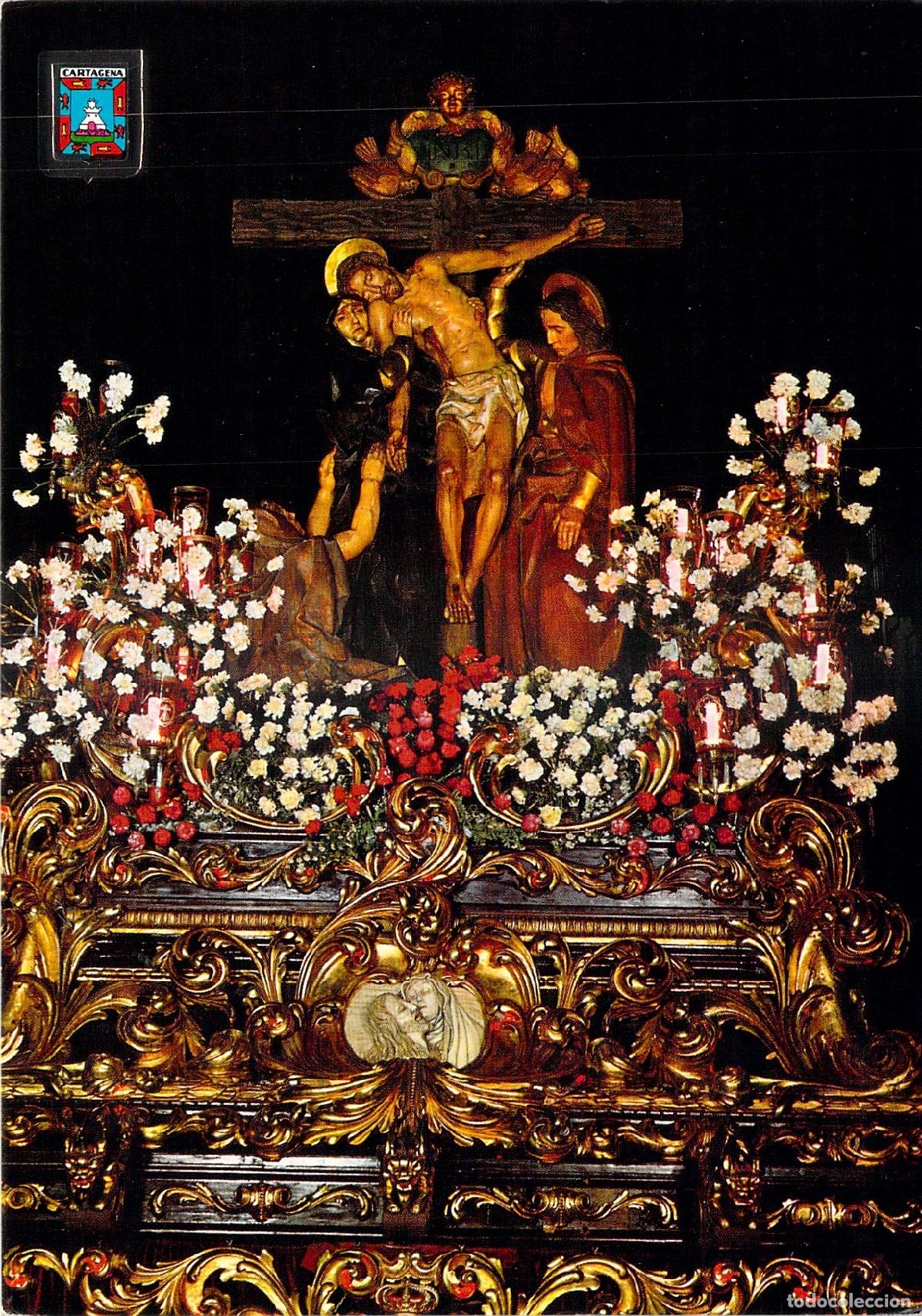 Postcards: Postal de Semana Santa en Cartagena - Descendimiento de Capuz