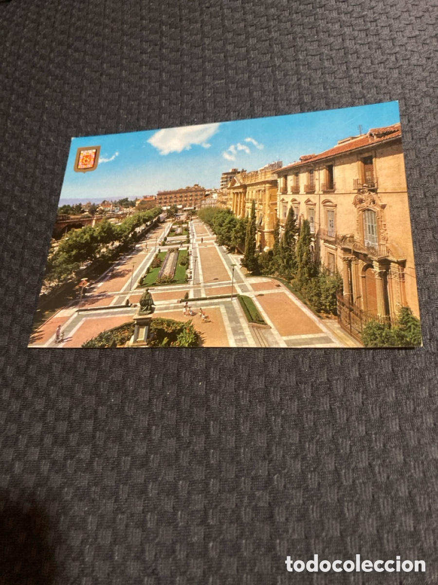 Postales: Postal Murcia glorieta de Espa&ntilde;a