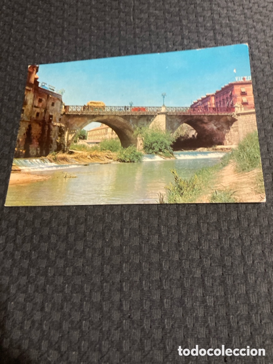 Postales: Postal Murcia puente viejo rio Segura