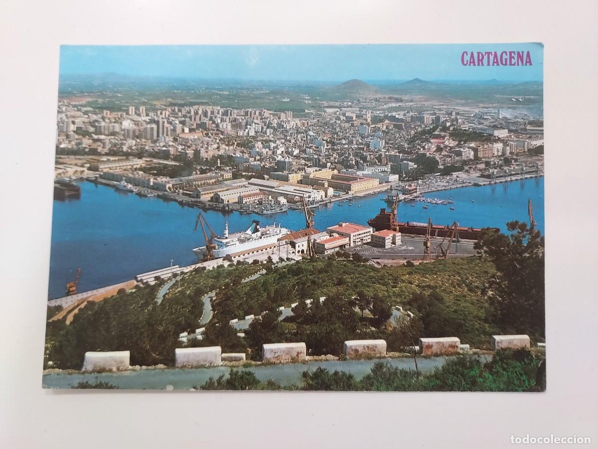 Postales: POSTAL CARTAGENA VISTA GENERAL. 1980. SIN CIRCULAR. BARCO BUQUE