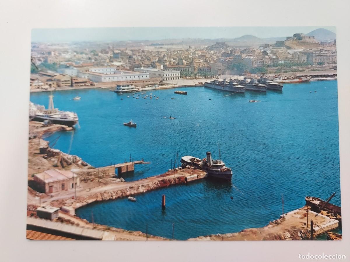 Postales: POSTAL CARTAGENA VISTA PARCIAL DEL PUERTO. 1964. SIN CIRCULAR
