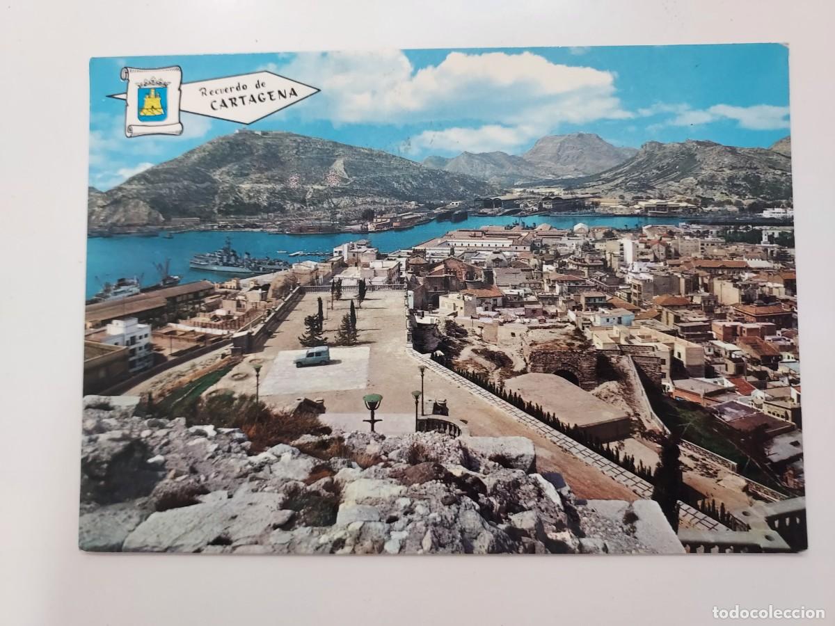 Cartes Postales: POSTAL CARTAGENA VISTA GENERAL. 1966. CIRCULADA. PERGAMINO