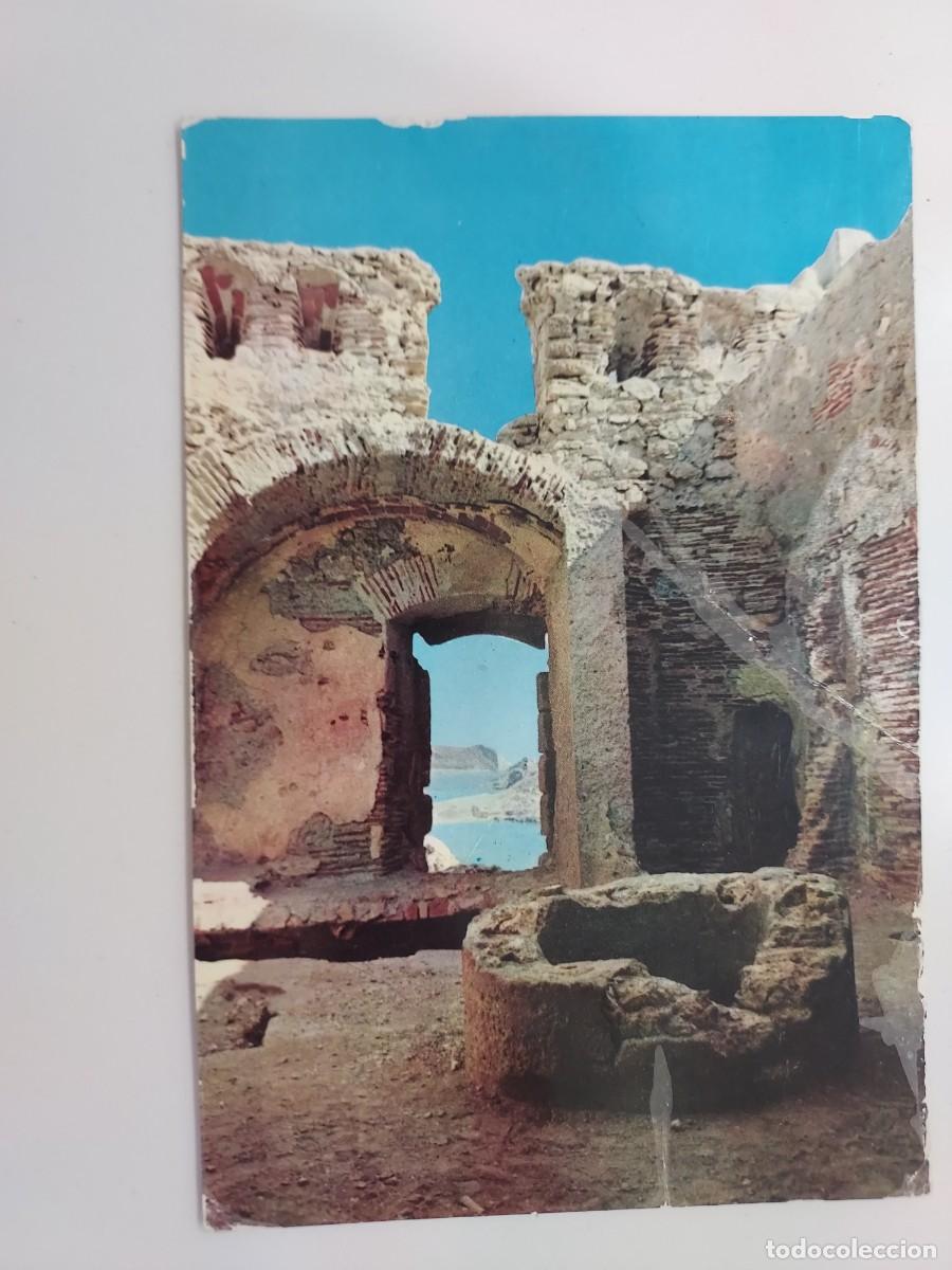 Postales: POSTAL AGUILAS INTERIOR CASTILLO S. JUAN DE LAS AGUILAS. 1964. CIRCULADA. MURCIA