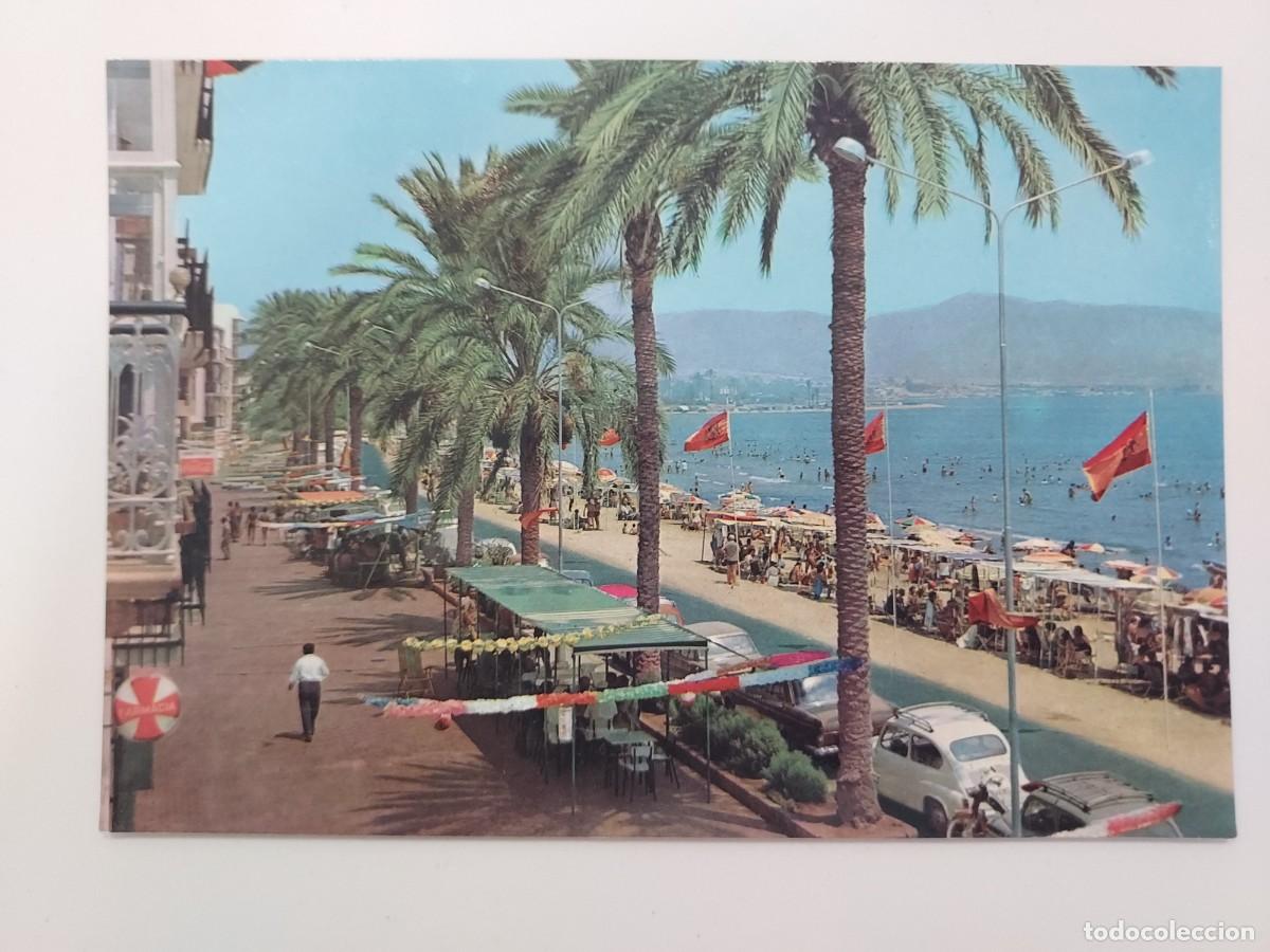 Postales: POSTAL PUERTO DE MAZARRON DETALLE DE LA PLAYA. 1970. ESCRITA. MURCIA