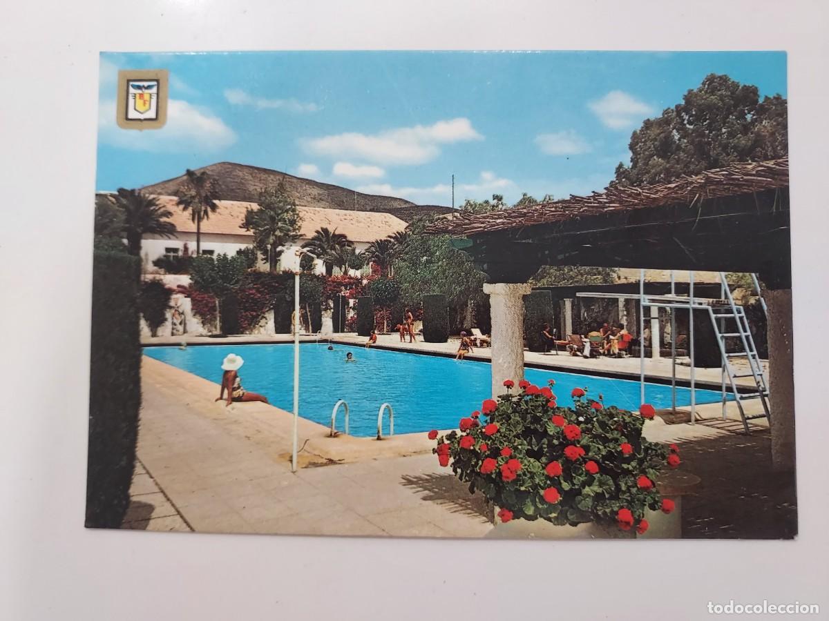Postales: POSTAL FORTUNA BALNEARIO PISCINA TERMAL. 1974. SIN CIRCULAR. MURCIA