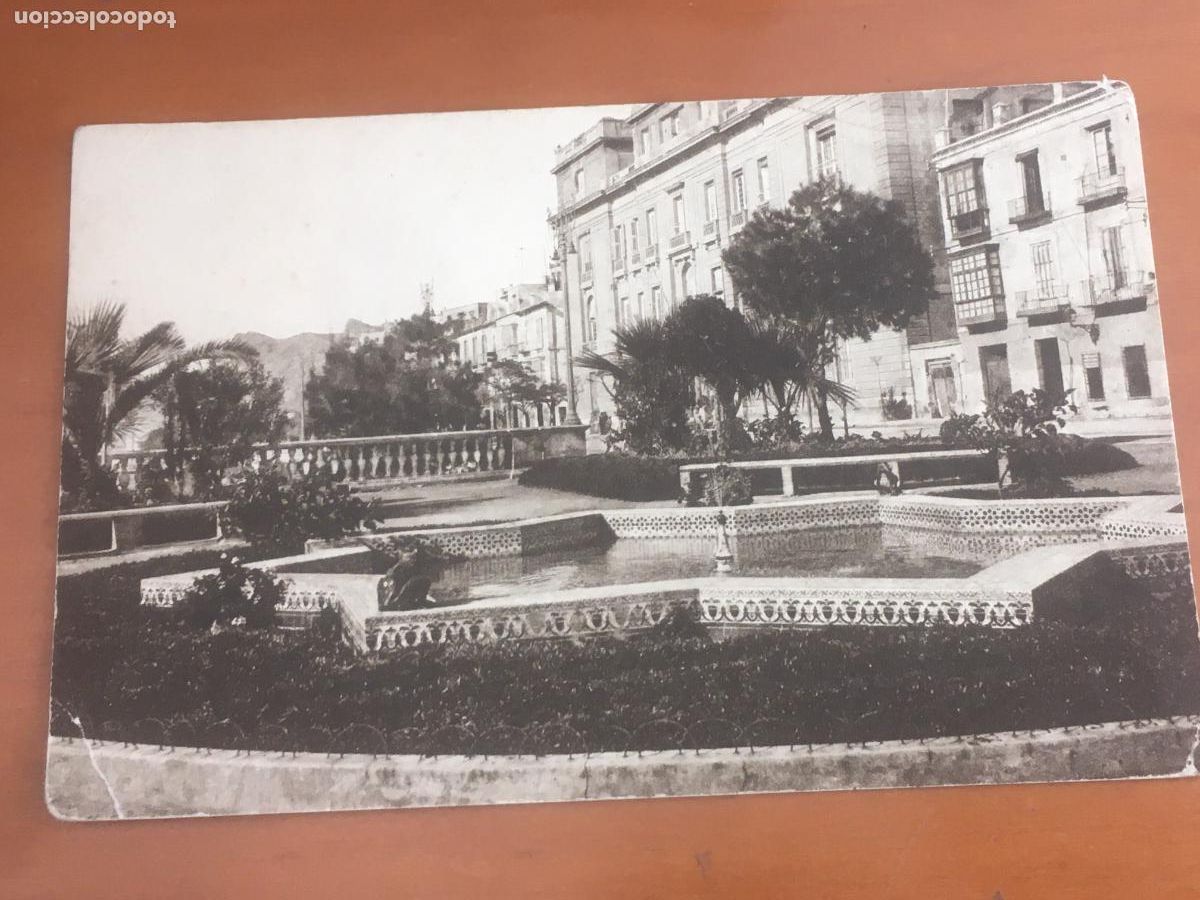 Postcards: cartegena jardines de la muralla del mar postal original