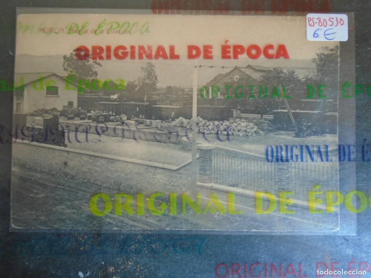 Postales: (PS-80510)POSTAL DE MURCIA-MUELLE DE LA ESTACION.FOTOTIPIA THOMAS