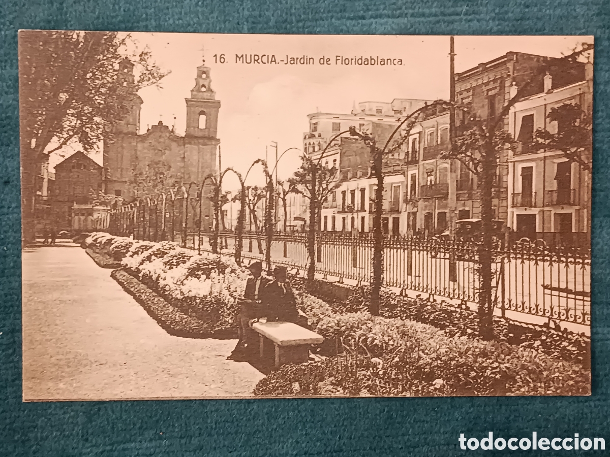 Postales: 16 MURCIA. Jardin de Floridablanca