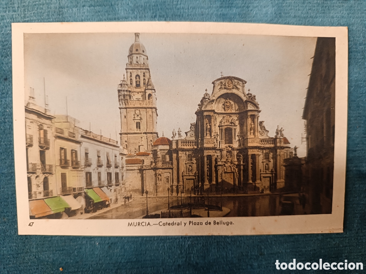 Postales: 47 MURCIA. Catedral y Plaza de Belluga