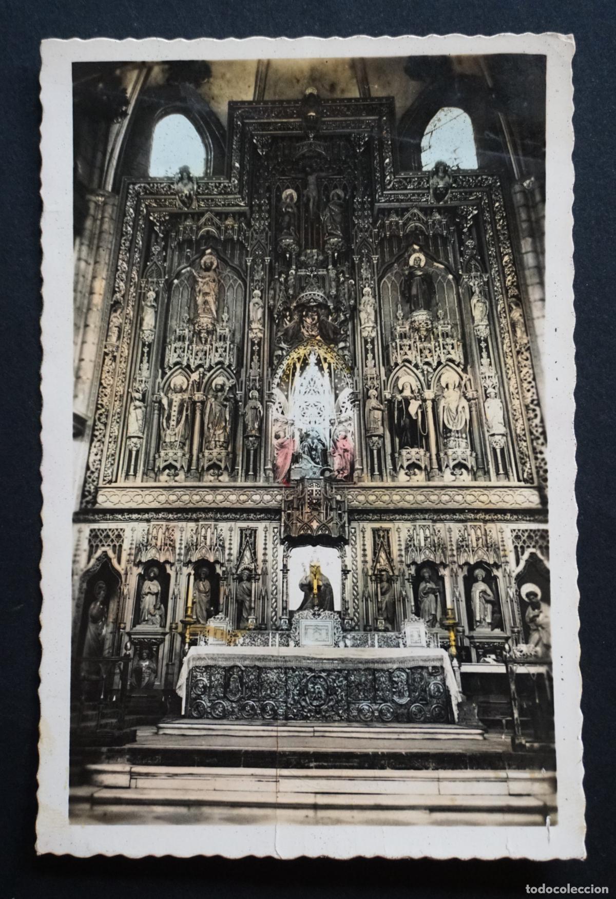 Postales: Murcia, Catedral, altar Mayor, postal circulada el a&ntilde;o 1957