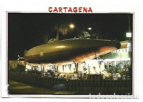 Postales: SUBMARINO PERAL.- CARTAGENA / MURCIA