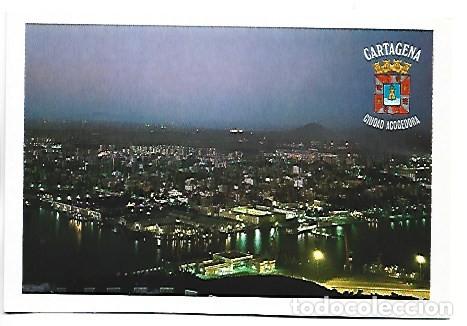 Postales: VISTA NOCTURNA.- CARTAGENA / MURCIA
