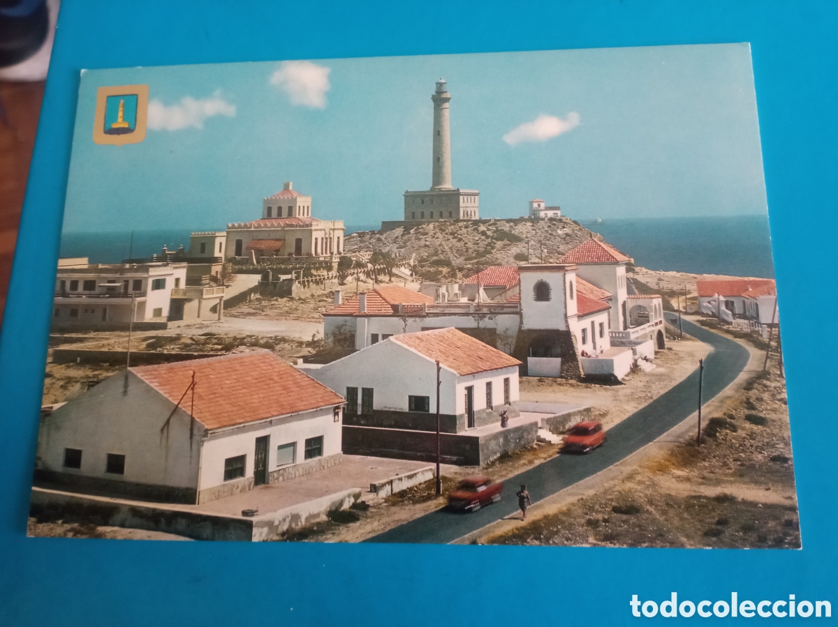 Postales: Antigua postal fotogr&aacute;fica, Cabo de Palos (Murcia) Faro