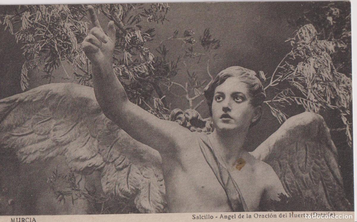 Postales: MURCIA, SALZILLO, ANGEL DE LA ORACI&Oacute;N DEL HUERTO (DETALLE) &ndash; ED.SUCESORES DE NOGU&Eacute;S &ndash; S/C