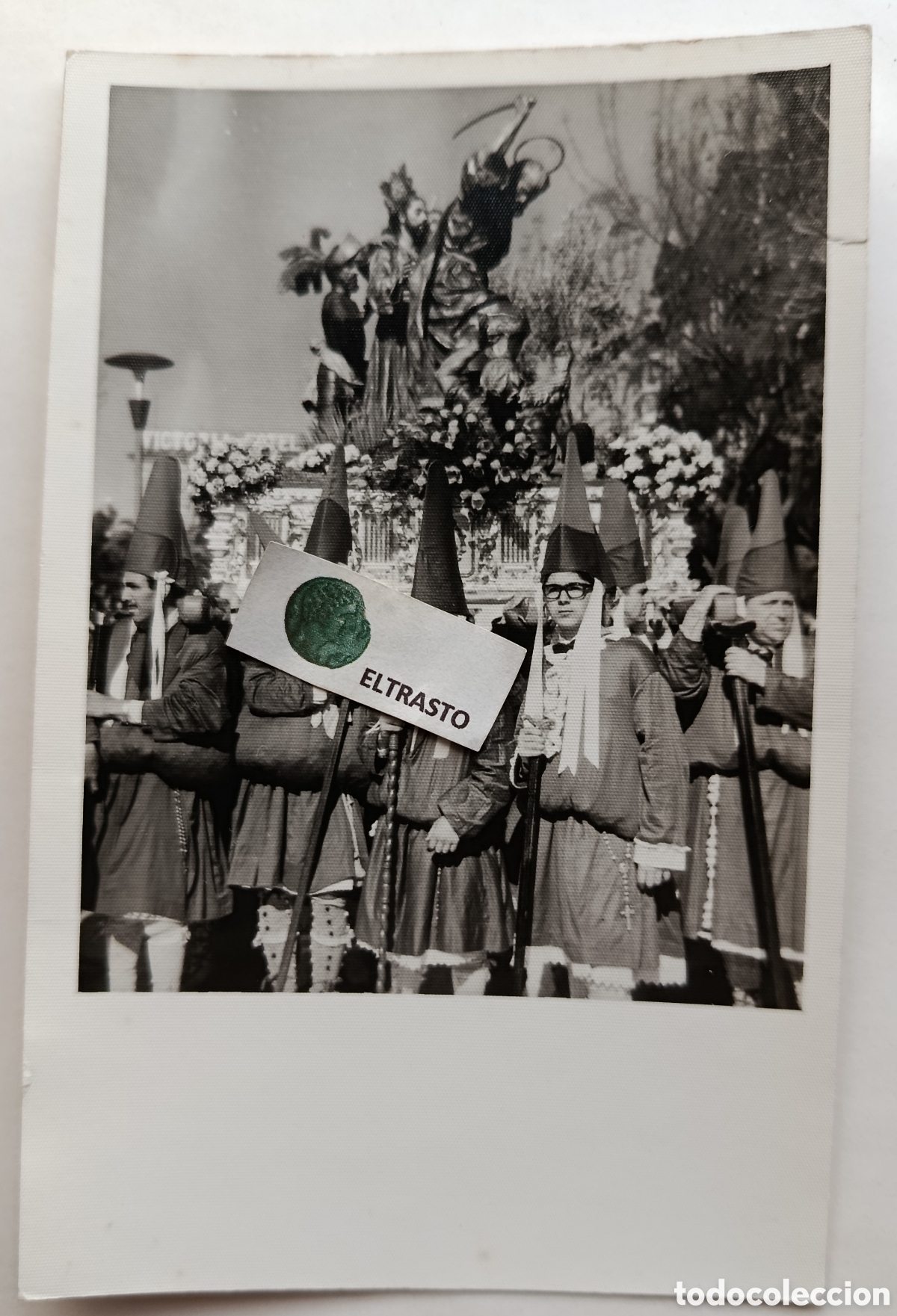 Postales: Antigua fotograf&iacute;a cofrad&iacute;a padre nuestro jesus Murcia. Procesi&oacute;n del Viernes Santo. El Prendimiento