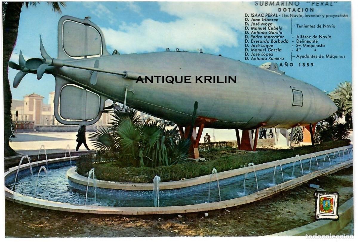 Postales: CARTAGENA N&ordm; 11066 SUBMARINO PERAL / EDICIONES PERGAMINO / SIN FRANQUEAR