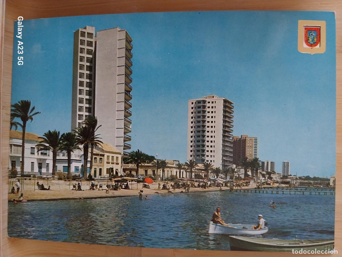 Postales: SANTIAGO DE LA RIBERA MAR MENOR PASEO DE COLON ED FISA 16 ESCRITO