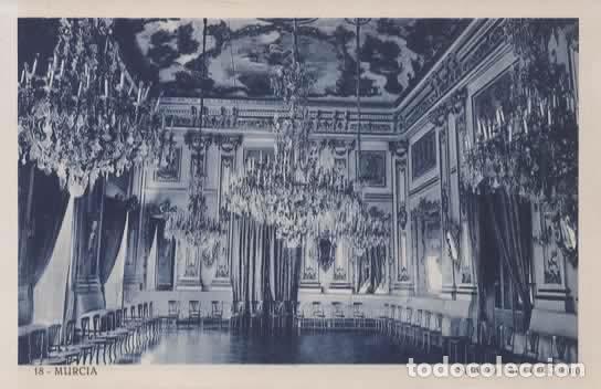 Postales: MURCIA SIN ESCRIBIR SALON DE BAILE DEL CASINO