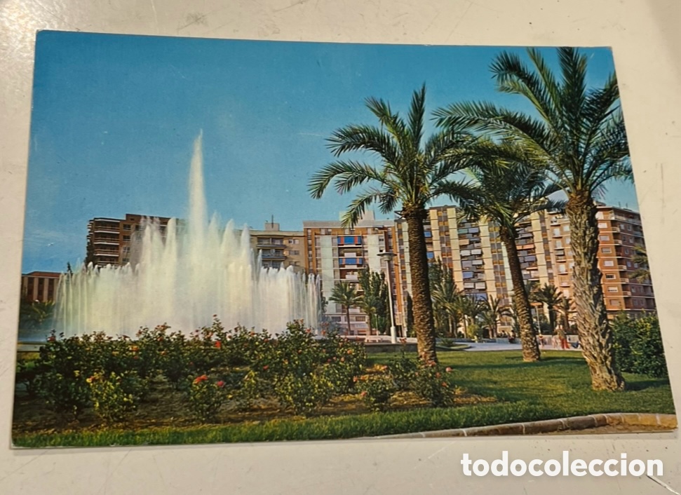 Postales: Postal. Plaza del Generalisimo (La Rotonda). Murcia. A&ntilde;os 60.