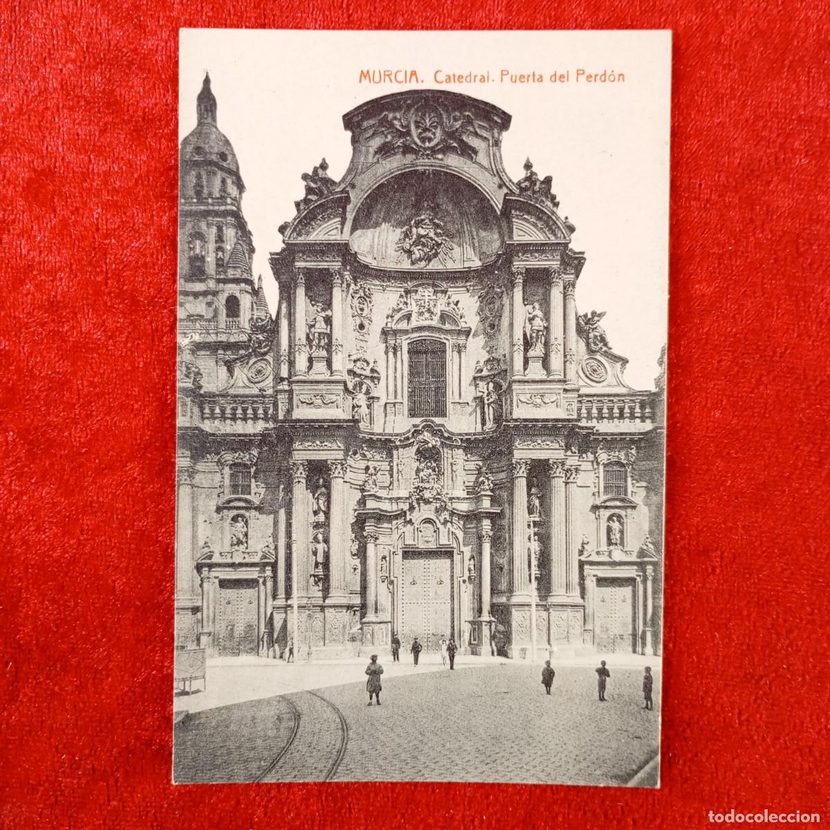 Postales: POSTAL - MURCIA - CATEDRAL - PUERTA DEL PERD&Oacute;N - THOMAS - RAR&Iacute;SIMA / 2023