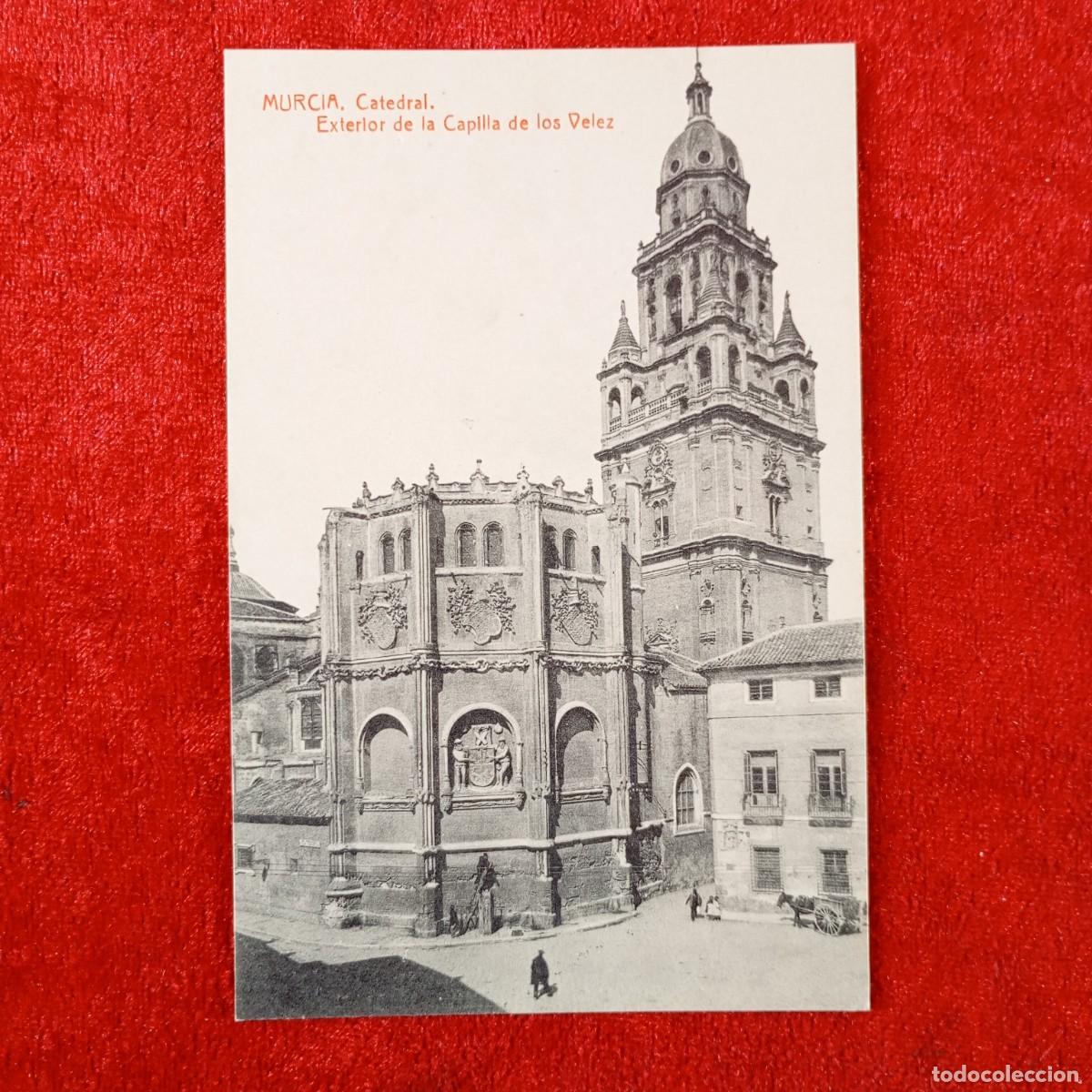 Postales: POSTAL - MURCIA - CATEDRAL - EXTERIOR DE LA CAPILLA DE LOS VELEZ - THOMAS - 1133 - RAR&Iacute;SIMA / 2314